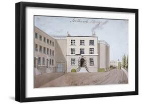 View of King's Bench Prison in St George's Fields, Southwark, London, C1820-Smith-Framed Giclee Print