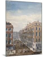 View of King Street, Looking North from Cheapside to the Guildhall, City of London, 1840-Thomas Hosmer Shepherd-Mounted Giclee Print