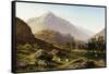 View of Kirchet-Francois Roffiaen-Framed Stretched Canvas