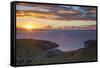 View of Kirita Bay and Firth of Thames at Sunset-Ian-Framed Stretched Canvas
