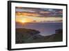 View of Kirita Bay and Firth of Thames at Sunset-Ian-Framed Photographic Print