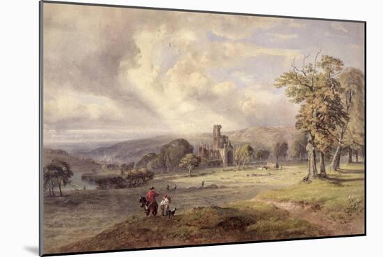 View of Kirkstall Abbey, Leeds, 1860-George Arthur Fripp-Mounted Giclee Print