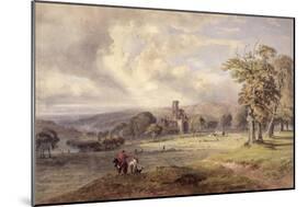 View of Kirkstall Abbey, Leeds, 1860-George Arthur Fripp-Mounted Giclee Print