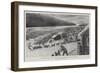 View of Klondike City, with Dawson City, Recently Destroyed by Fire, in the Distance-null-Framed Giclee Print
