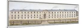 View of Knightsbridge Barracks, Westminster, London, C1810-null-Mounted Giclee Print