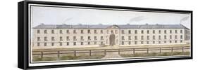 View of Knightsbridge Barracks, Westminster, London, C1810-null-Framed Stretched Canvas