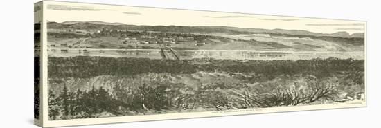 View of Knoxville from Keith's Hills, November 1863-null-Stretched Canvas