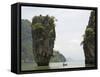 View of Koh Ping-Gan from Koh Ta Poo, Known as James Bond Island, Phang-Nga Bay, Thailand-Sergio Pitamitz-Framed Stretched Canvas