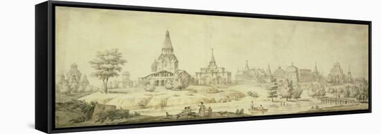 View of Kolomenskoye, 1795-Giacomo Antonio Domenico Quarenghi-Framed Stretched Canvas