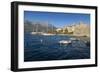 View of Korcula Town, Korcula, Dalmatia, Croatia, Europe-Frank Fell-Framed Photographic Print