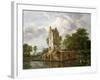 View of Kostverloren Castle on the Amstel-Jacob Isaaksz. Or Isaacksz. Van Ruisdael-Framed Giclee Print