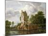 View of Kostverloren Castle on the Amstel-Jacob Isaaksz. Or Isaacksz. Van Ruisdael-Mounted Giclee Print