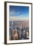 View of Kowloon and Hong Kong Island from Victoria Peak, Hong Kong-Ian Trower-Framed Photographic Print