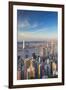 View of Kowloon and Hong Kong Island from Victoria Peak, Hong Kong-Ian Trower-Framed Photographic Print