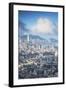 View of Kowloon and Hong Kong Island, Hong Kong, China, Asia-Ian Trower-Framed Photographic Print