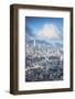 View of Kowloon and Hong Kong Island, Hong Kong, China, Asia-Ian Trower-Framed Photographic Print