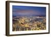 View of Kowloon and Hong Kong Island, Hong Kong, China-Ian Trower-Framed Photographic Print