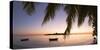 View of Kuramathi Island at sunset, Rasdhoo Island, Northern Ari Atoll, Maldives-Ian Trower-Stretched Canvas