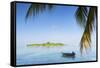 View of Kuramathi Island, Rasdhoo Island, Northern Ari Atoll, Maldives, Indian Ocean, Asia-Ian Trower-Framed Stretched Canvas