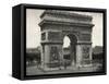 View of L'Arc De Triomphe in Paris-Bettmann-Framed Stretched Canvas