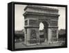 View of L'Arc De Triomphe in Paris-Bettmann-Framed Stretched Canvas