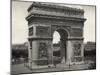 View of L'Arc De Triomphe in Paris-Bettmann-Mounted Premium Photographic Print