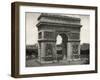 View of L'Arc De Triomphe in Paris-Bettmann-Framed Photographic Print