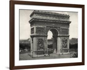 View of L'Arc De Triomphe in Paris-Bettmann-Framed Photographic Print