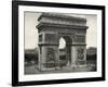 View of L'Arc De Triomphe in Paris-Bettmann-Framed Photographic Print