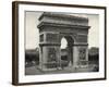 View of L'Arc De Triomphe in Paris-Bettmann-Framed Photographic Print