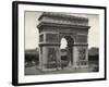 View of L'Arc De Triomphe in Paris-Bettmann-Framed Photographic Print