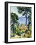 View of L'estaque and the Chateau D'if Par Cezanne, Paul (1839-1906). Oil on Canvas, Size : 71X57,7-Paul Cezanne-Framed Giclee Print