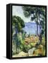 View of L'estaque and the Chateau D'if Par Cezanne, Paul (1839-1906). Oil on Canvas, Size : 71X57,7-Paul Cezanne-Framed Stretched Canvas