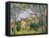 View of L'Estaque Through the Trees, 1879-Paul C?zanne-Framed Stretched Canvas