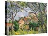 View of L'Estaque Through the Trees, 1879-Paul C?zanne-Stretched Canvas