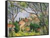 View of L'Estaque Through the Trees, 1879-Paul C?zanne-Framed Stretched Canvas