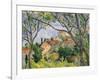 View of L'Estaque Through the Trees, 1879-Paul C?zanne-Framed Giclee Print