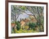 View of L'Estaque Through the Trees, 1879-Paul C?zanne-Framed Giclee Print