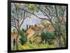 View of L'Estaque Through the Trees, 1879-Paul C?zanne-Framed Giclee Print