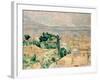 View of L'Estaque-Paul Cézanne-Framed Giclee Print