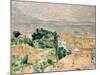 View of L'Estaque-Paul Cézanne-Mounted Giclee Print