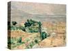 View of L'Estaque-Paul Cézanne-Stretched Canvas