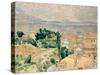 View of L'Estaque-Paul Cézanne-Stretched Canvas