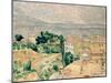 View of L'Estaque-Paul Cézanne-Mounted Giclee Print