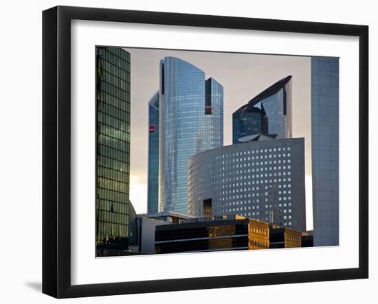 View of La Defense, the Main Business District of Paris, France-Carlos Sanchez Pereyra-Framed Photographic Print
