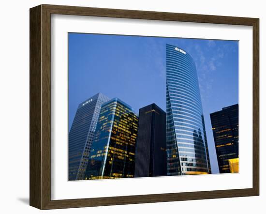 View of La Defense, the Main Business District of Paris, France-Carlos Sanchez Pereyra-Framed Photographic Print