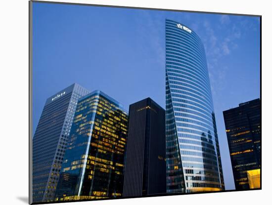 View of La Defense, the Main Business District of Paris, France-Carlos Sanchez Pereyra-Mounted Photographic Print