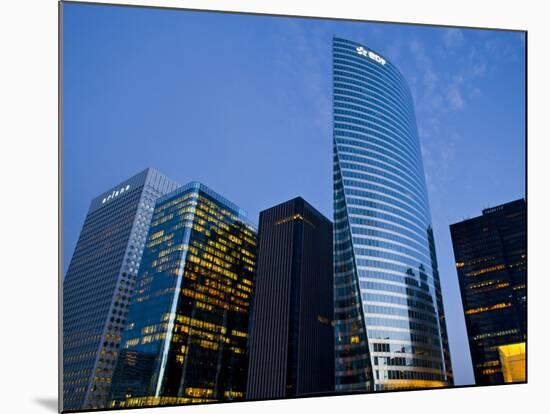 View of La Defense, the Main Business District of Paris, France-Carlos Sanchez Pereyra-Mounted Photographic Print