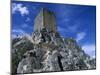 View of La Iruela Castle Ruins, Andalusia, Spain-null-Mounted Giclee Print