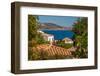 View of La Maddalena and terracotta rooftops and whitewashed villas of Porto Rafael, Sardinia-Frank Fell-Framed Photographic Print